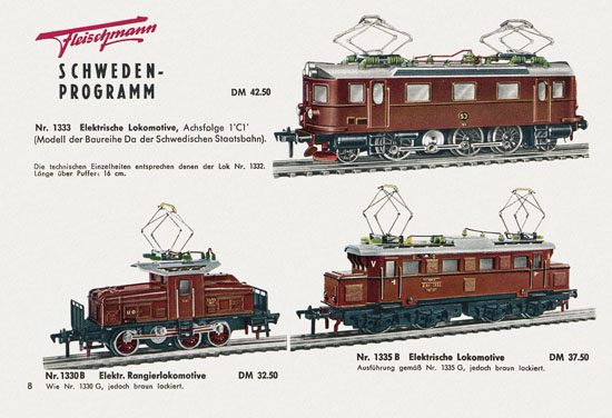 Fleischmann Katalog 1958-1959