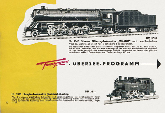 Fleischmann Katalog 1958-1959