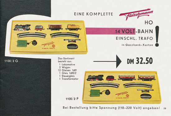 Fleischmann Katalog 1958-1959