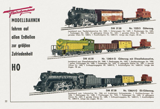 Fleischmann Katalog 1958-1959