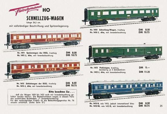 Fleischmann Katalog 1958-1959