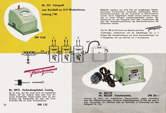 Fleischmann Katalog 1958-1959