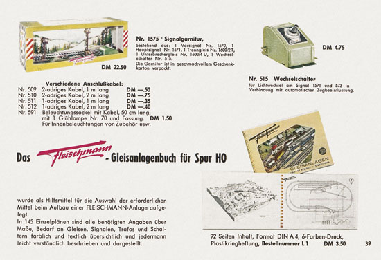 Fleischmann Katalog 1958-1959