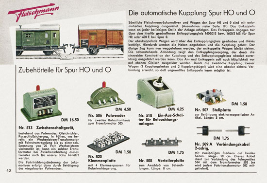 Fleischmann Katalog 1958-1959