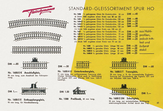 Fleischmann Katalog 1958-1959