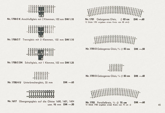 Fleischmann Katalog 1958-1959