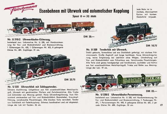 Fleischmann Katalog 1958-1959