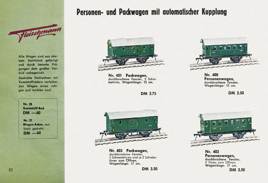 Fleischmann Katalog 1958-1959