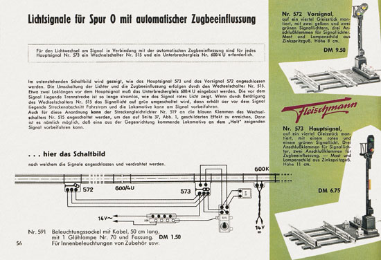 Fleischmann Katalog 1958-1959