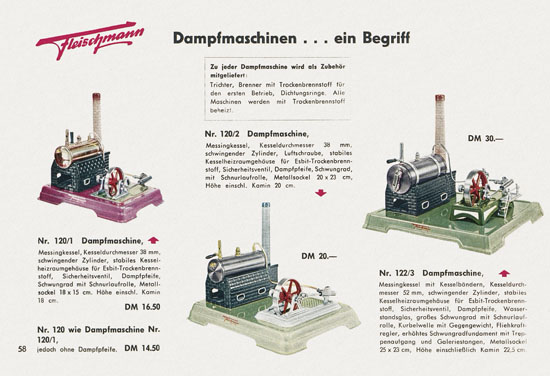 Fleischmann Katalog 1958-1959