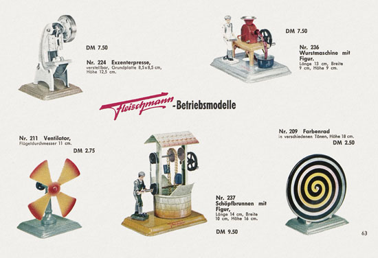 Fleischmann Katalog 1958-1959