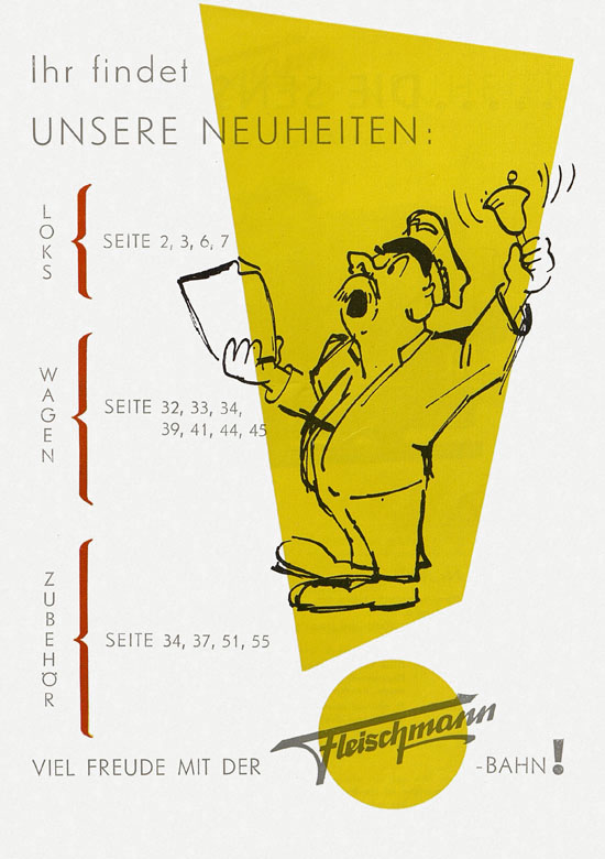 Seite 3 Fleischmann Katalog 1959-1960