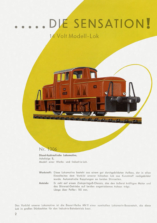 Seite 4 Fleischmann Katalog 1959-1960