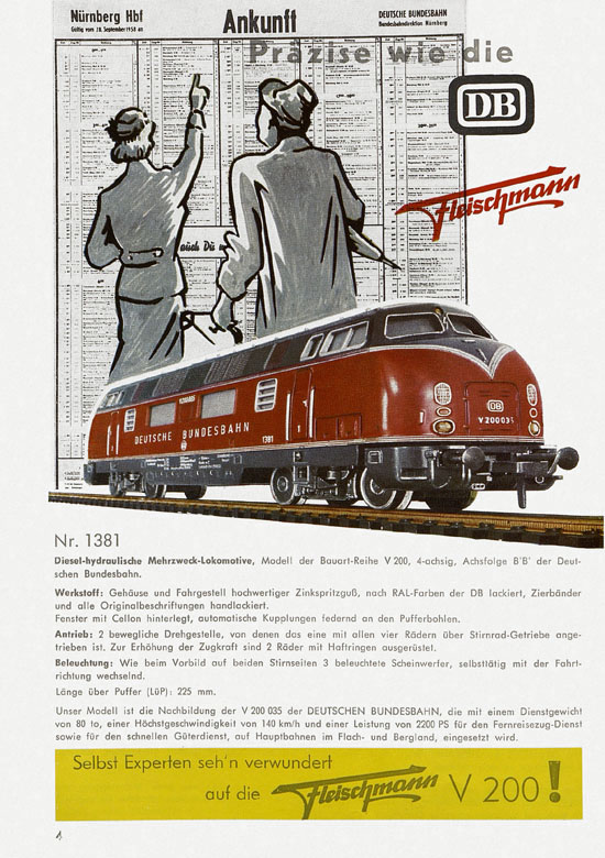 Seite 6 Fleischmann Katalog 1959-1960