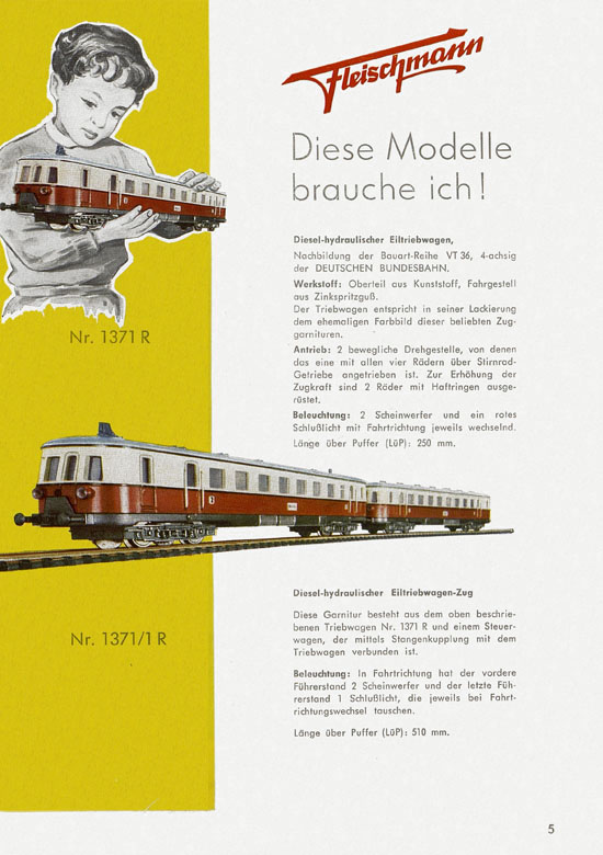 Seite 7 Fleischmann Katalog 1959-1960