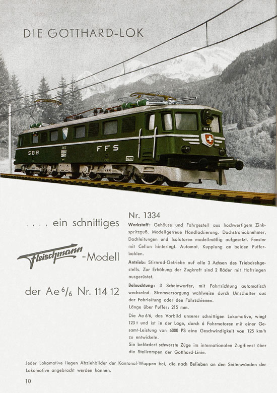 Seite 12 Fleischmann Katalog 1959-1960