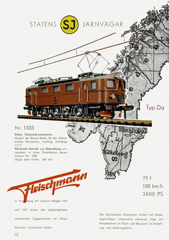 Seite 14 Fleischmann Katalog 1959-1960