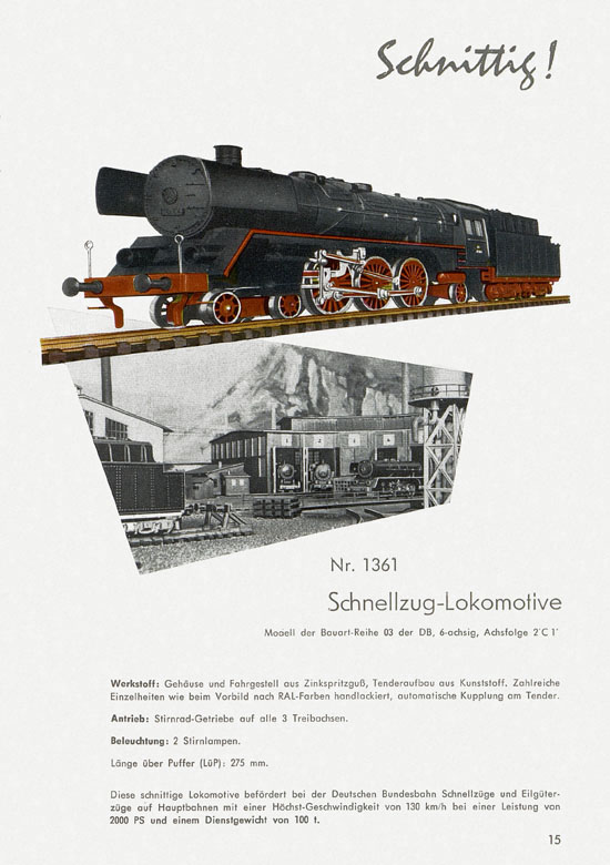 Seite 17 Fleischmann Katalog 1959-1960