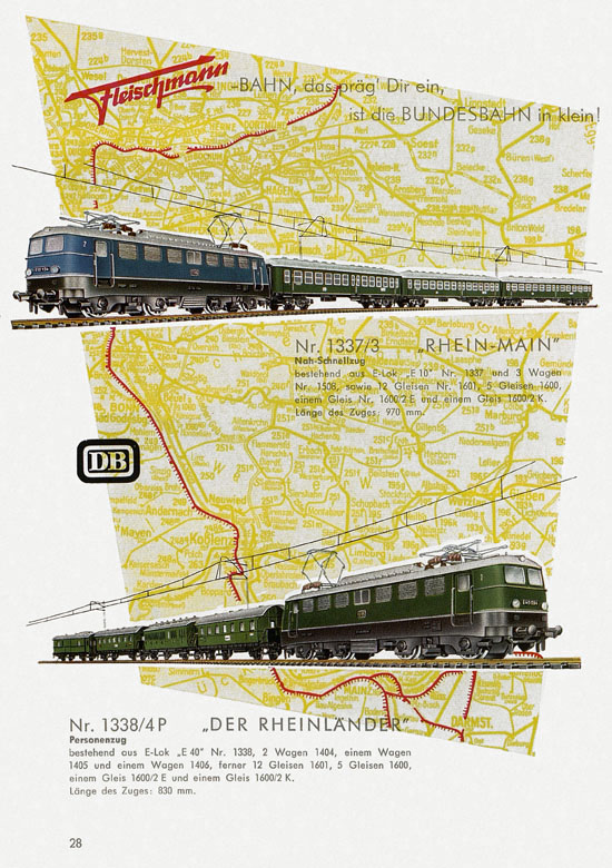 Seite 30 Fleischmann Katalog 1959-1960