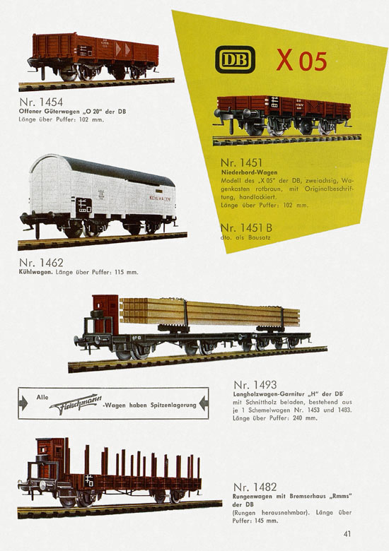 Seite 43 Fleischmann Katalog 1959-1960