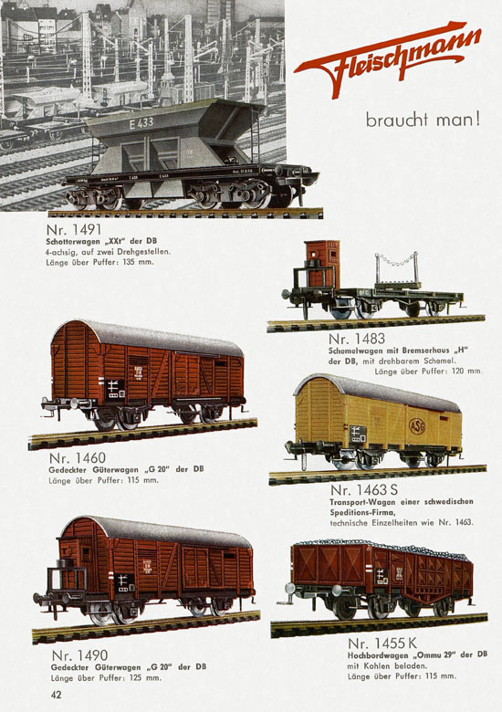 Seite 44 Fleischmann Katalog 1959-1960