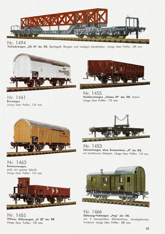 Seite 45 Fleischmann Katalog 1959-1960
