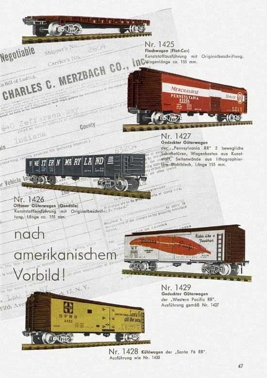 Seite 49 Fleischmann Katalog 1959-1960