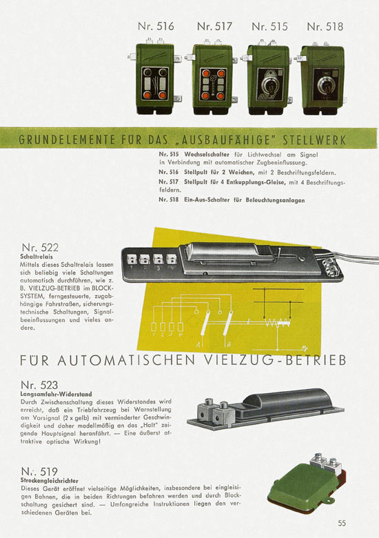 Seite 57 Fleischmann Katalog 1959-1960