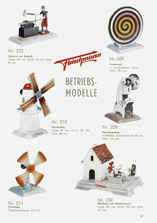Seite 65 Fleischmann Katalog 1959-1960