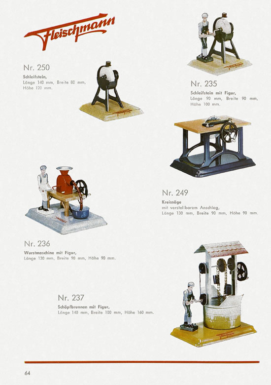 Seite 66 Fleischmann Katalog 1959-1960