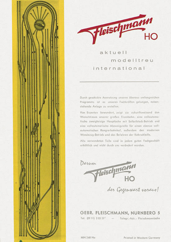 Seite 2 Fleischmann Katalog H0-Neuheiten 1961