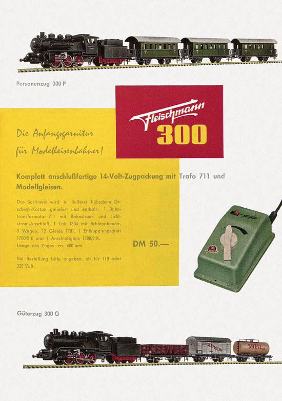 Fleischmann Katalog H0-Neuheiten 1961