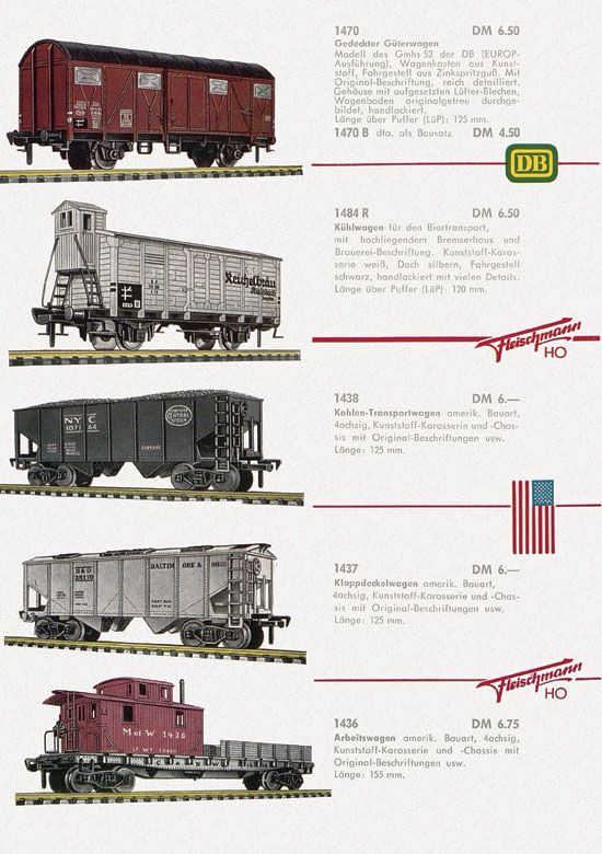 Seite 6 Fleischmann Katalog H0-Neuheiten 1961