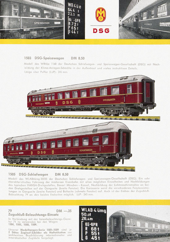 Seite 13 Fleischmann Katalog H0-Neuheiten 1962