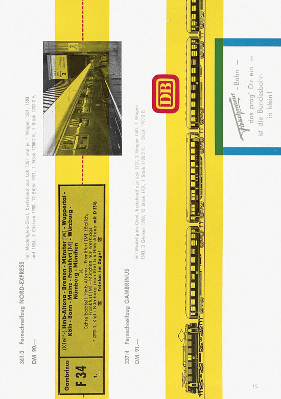 Seite 15 Fleischmann Katalog H0-Neuheiten 1962