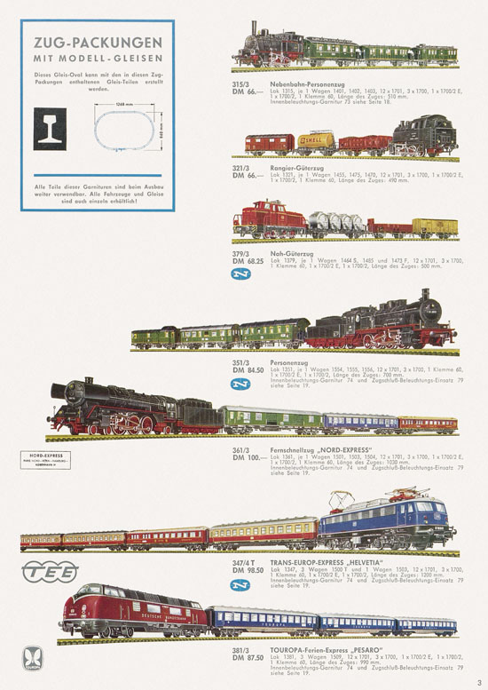 Seite 5 Fleischmann Katalog 1966-1967