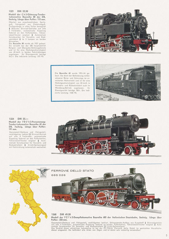 Seite 7 Fleischmann Katalog 1966-1967