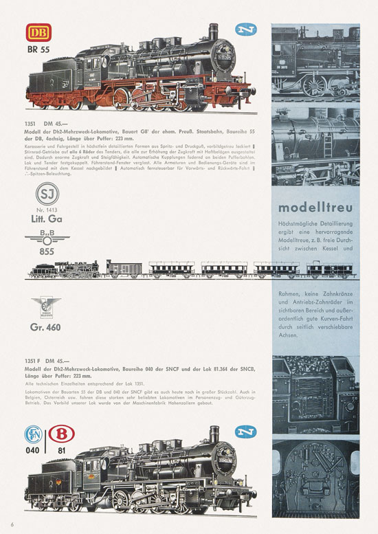 Seite 8 Fleischmann Katalog 1966-1967