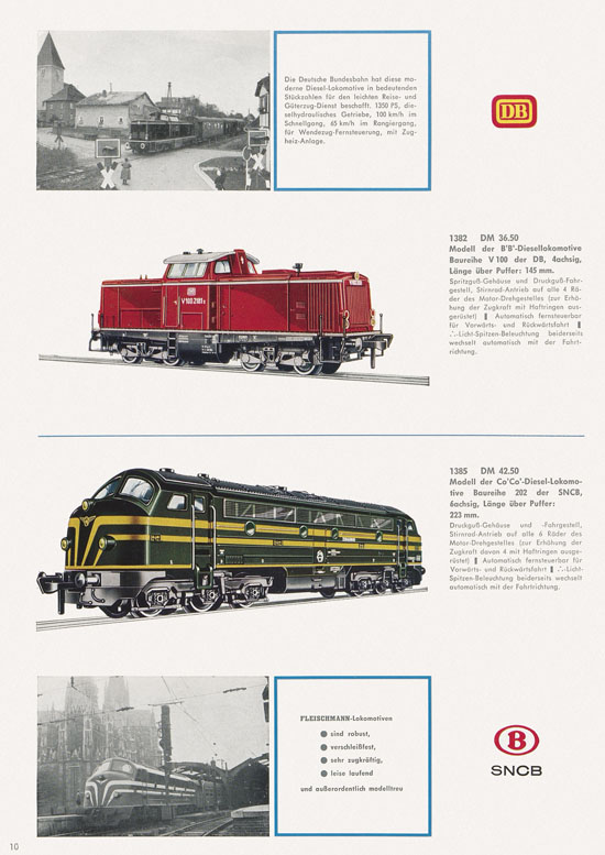 Seite 12 Fleischmann Katalog 1966-1967