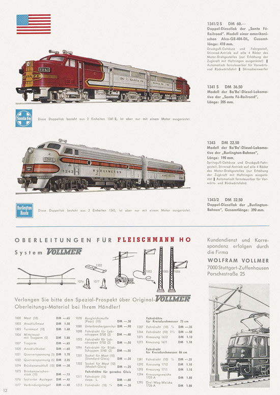 Seite 14 Fleischmann Katalog 1966-1967