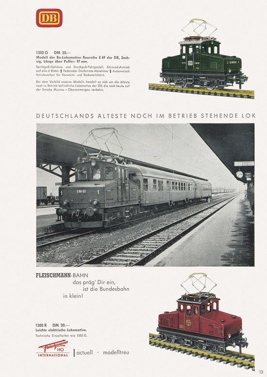 Seite 15 Fleischmann Katalog 1966-1967