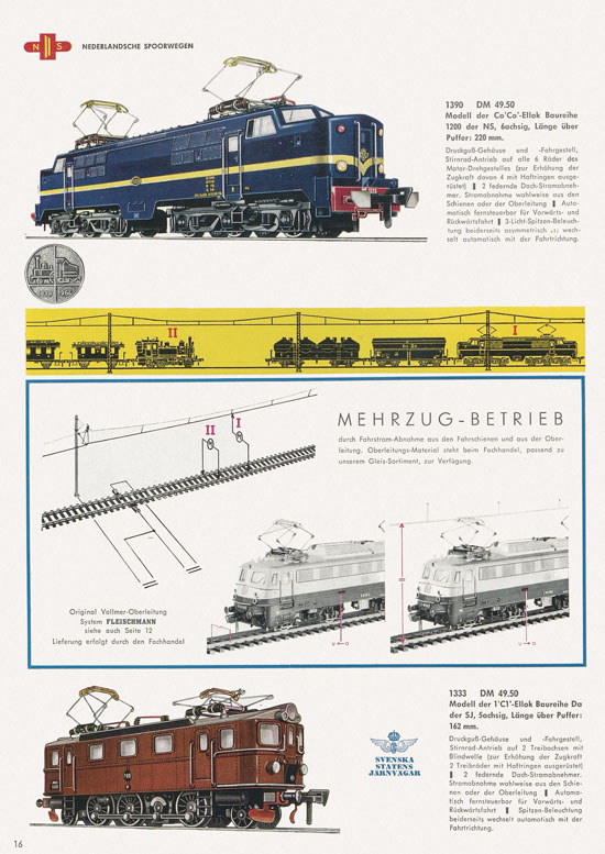 Seite 18 Fleischmann Katalog 1966-1967