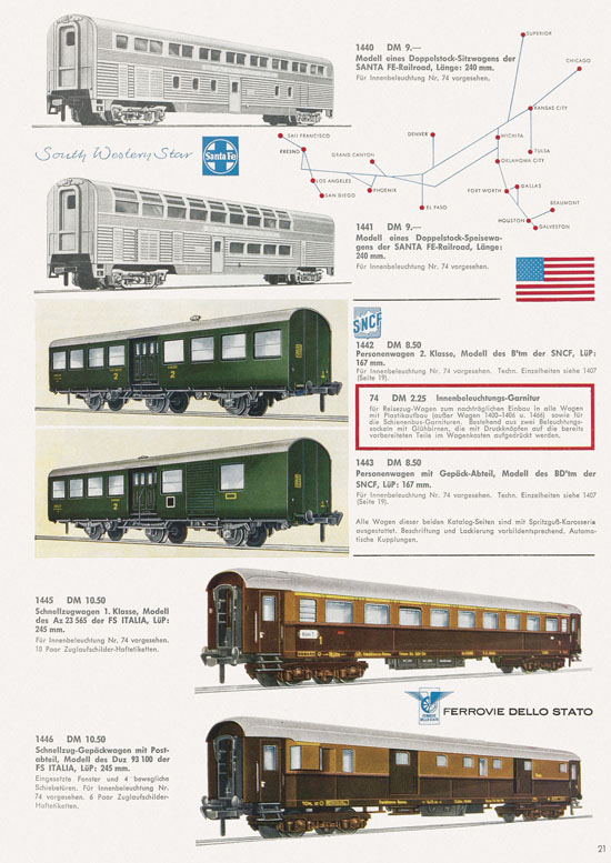 Seite 23 Fleischmann Katalog 1966-1967