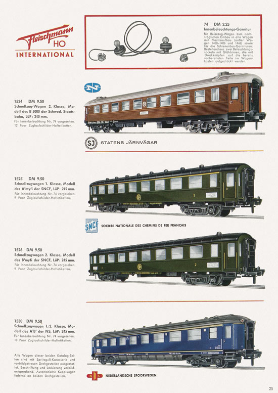 Seite 27 Fleischmann Katalog 1966-1967