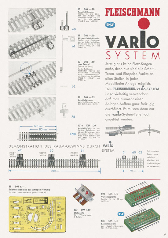 Seite 39 Fleischmann Katalog 1966-1967
