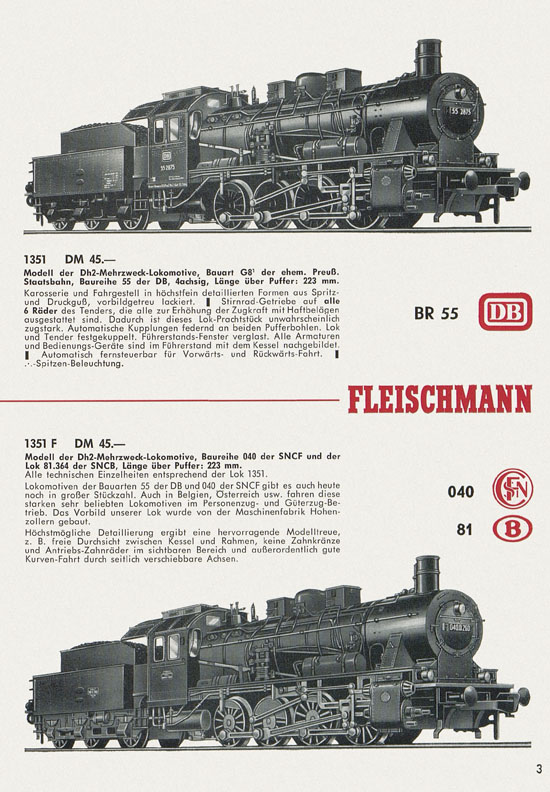 Fleischmann Neuheiten 1966