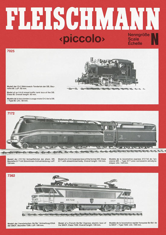 Seite 3 Fleischmann Katalog H0-Neuheiten 1981