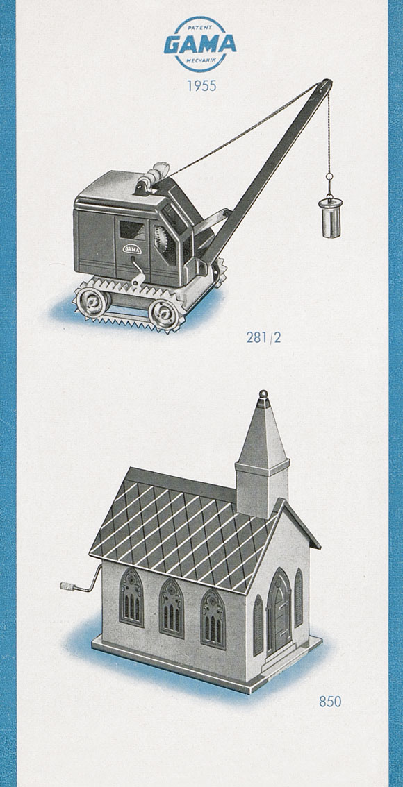 Gama Produktblatt 1955