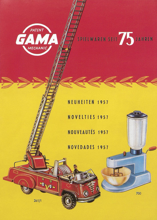 Seite 1 Gama Katalog Neuheiten 1957