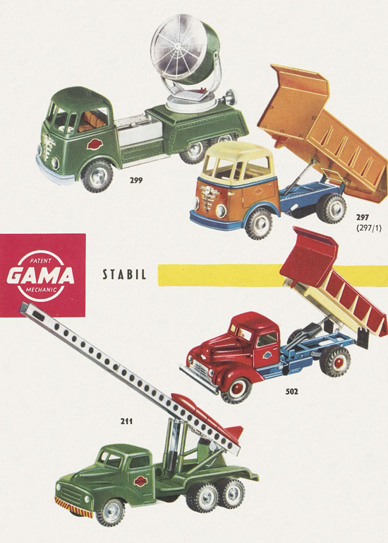 Seite 3 Gama Katalog Neuheiten 1958